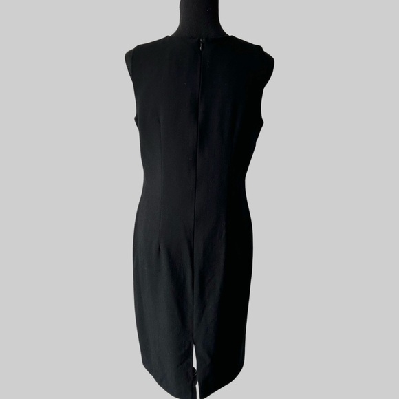 Vintage Louben Pure  Wool Sleeveless Sheath Dress - Picture 3 of 11